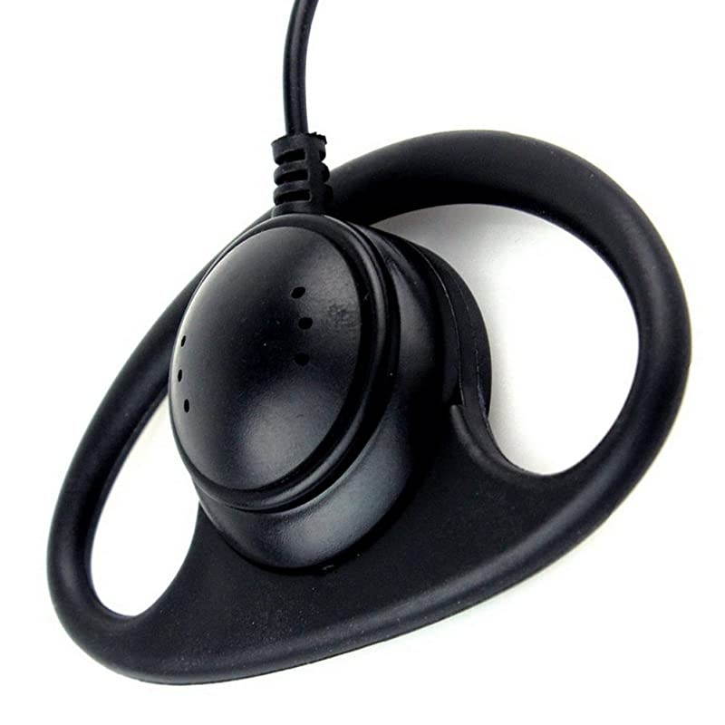 D Shape Multi Pin Earpiece Headset for Two Way Radio Walkie Talkie Motorola GP328 HT750 MTX900 MTX960 PRO7350