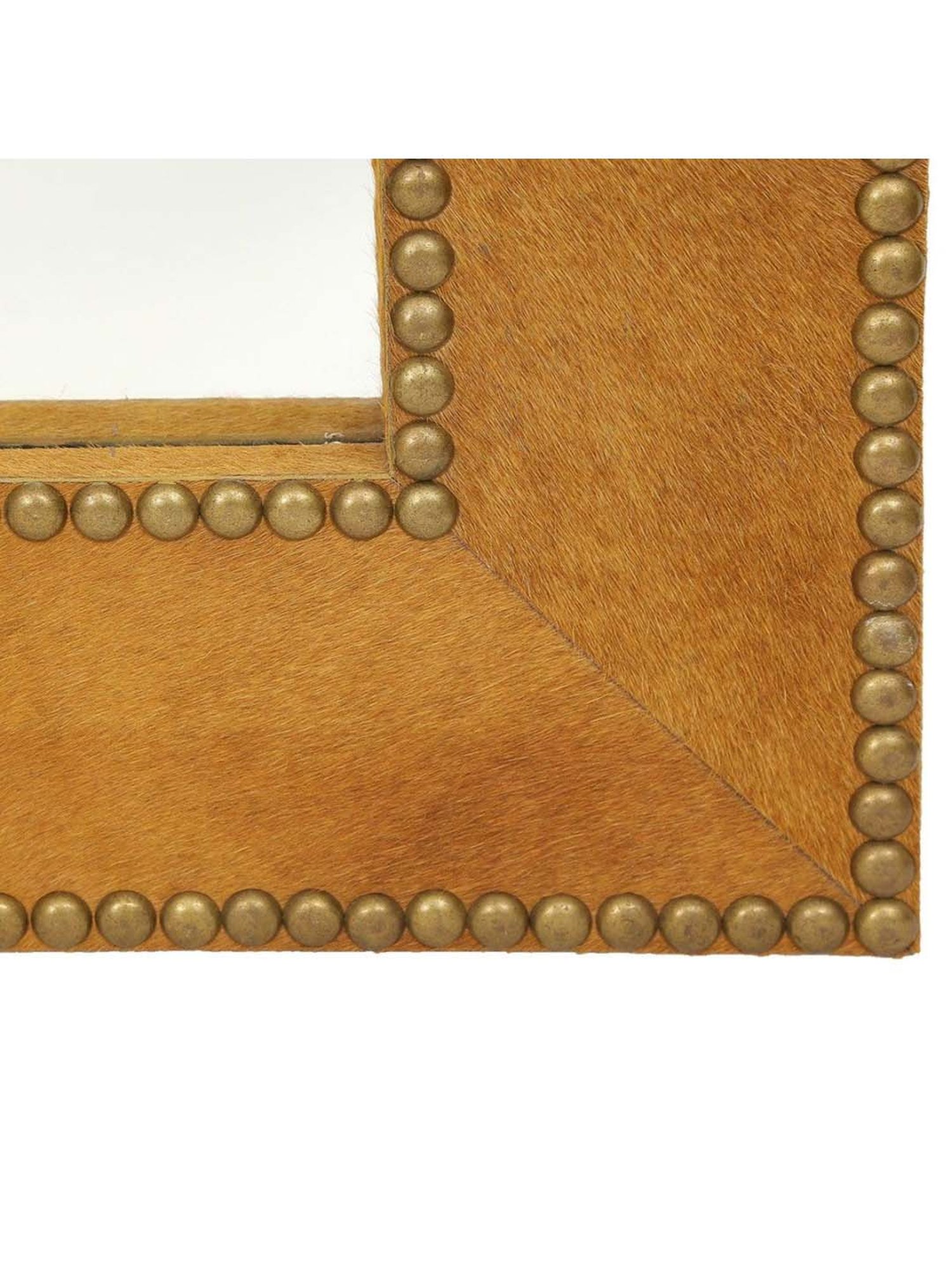 Home4U Brown & Transparent Glass 60 cm Wall Mirror - Set of 1