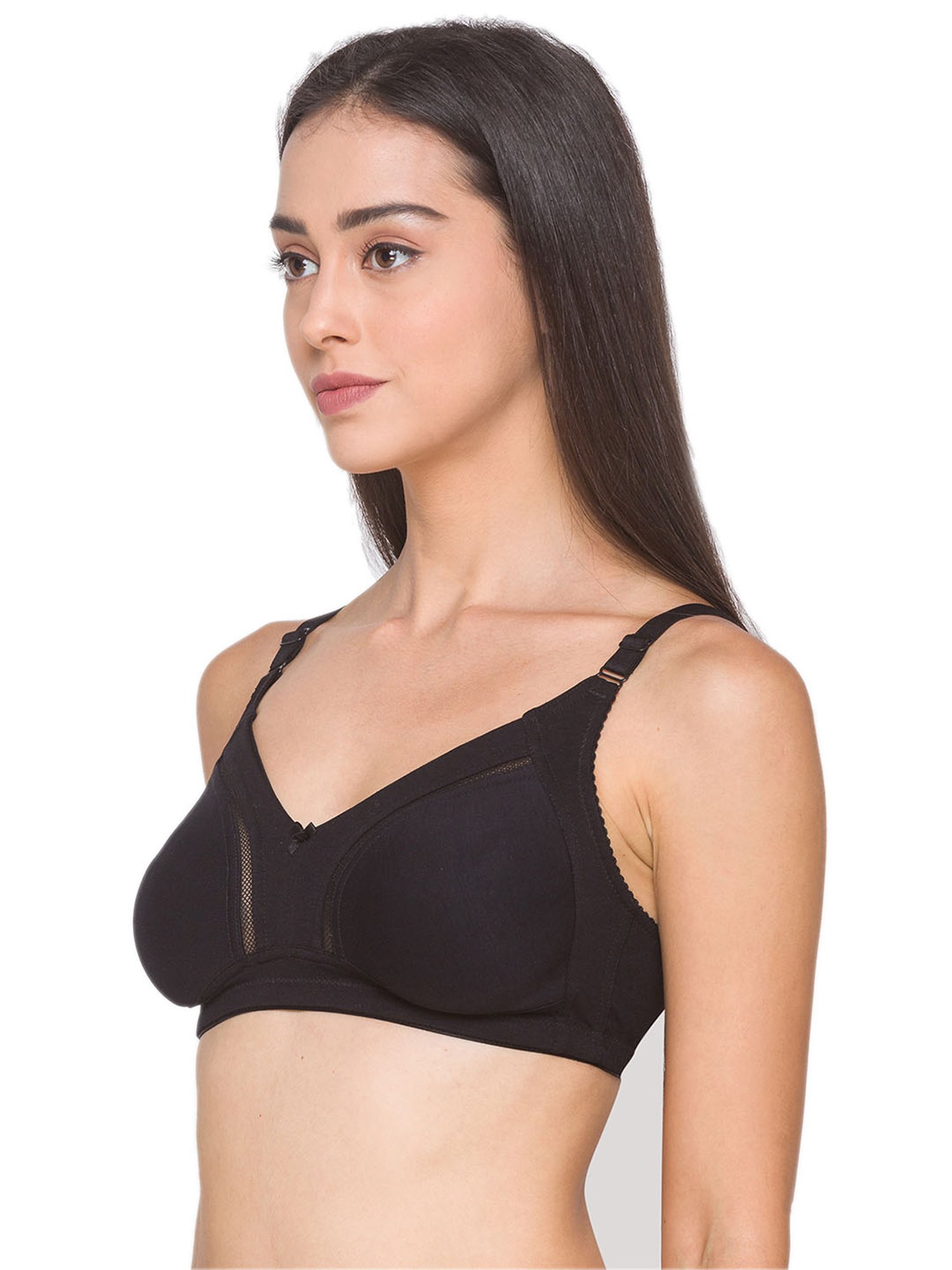 Candyskin Black Non Wired Non Padded Everyday Bra