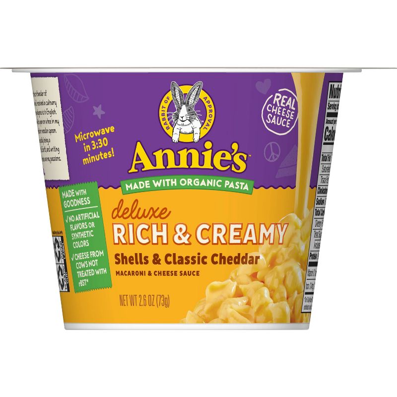Annie's Classic Deluxe Microwavable Mac & Cheese Cup - 2.6oz