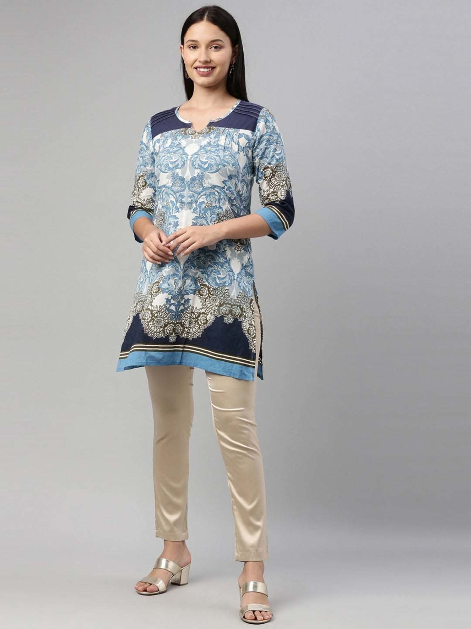 Go Colors! Beige Slim Fit Pants