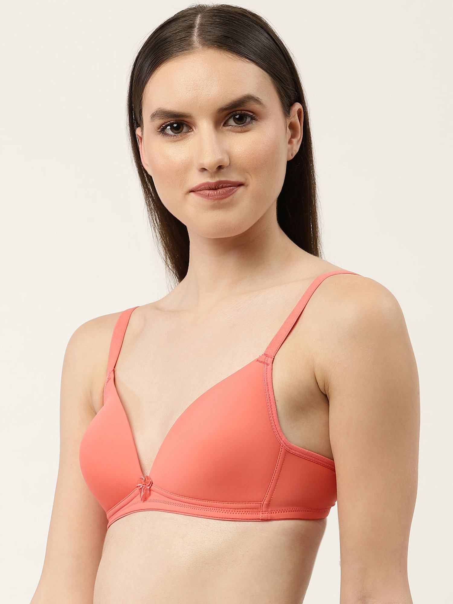 Leading Lady Coral Full Coverage T-Shirt Bra
