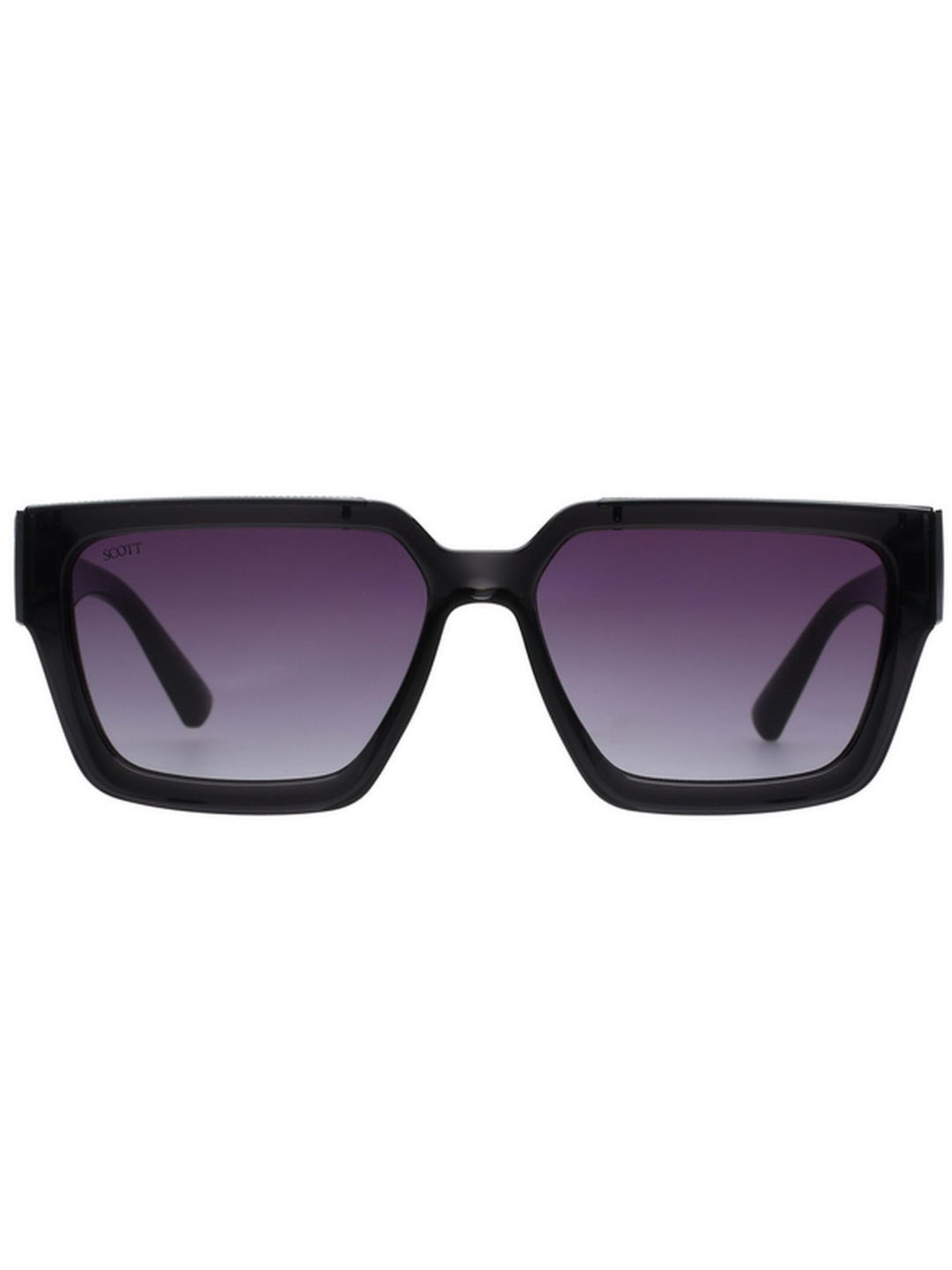 SCOTT Grey Wayfarer UV Protection Unisex Sunglasses
