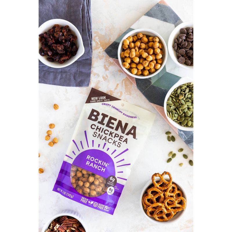 Biena Rockin' Ranch Roasted Chickpeas - 5oz
