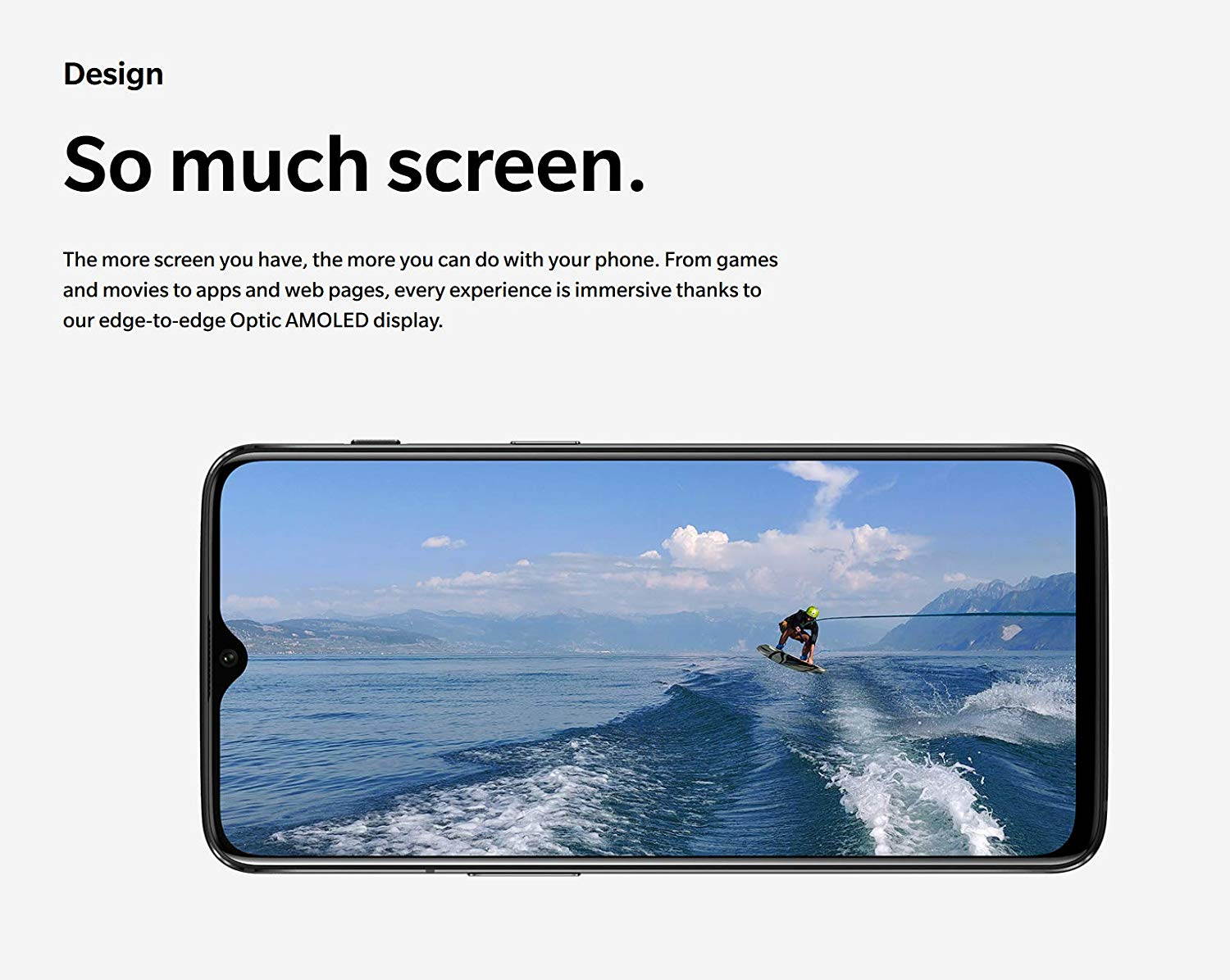 Factory Unlocked Phone OnePlus 6T 8+256GB A6013 8GB RAM 256GB ROM Dual SIM 6.41" AMOLED Display Android 9.0 Pie - Midnight Black