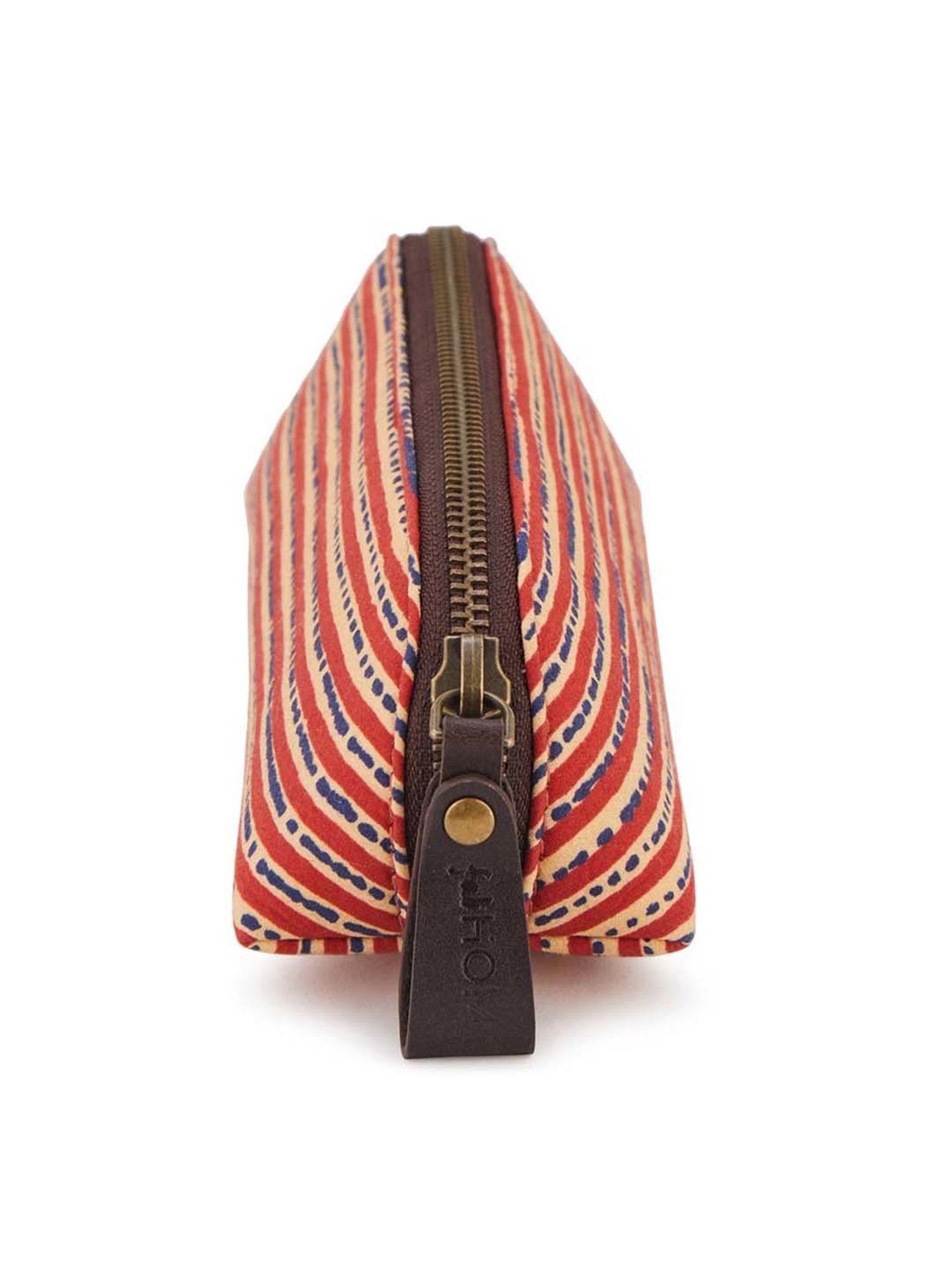 HOSTA HOMES Black Pvc Parachute Material Zipper Bag - Set of 2