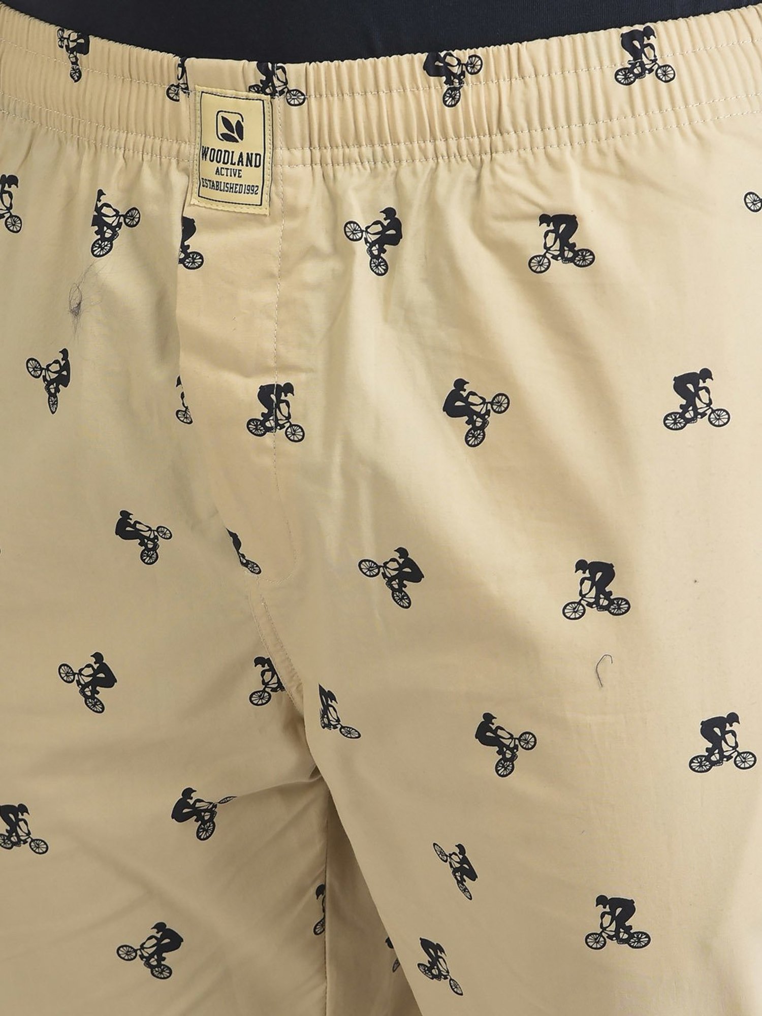 Woodland Beige Printed Pyjamas