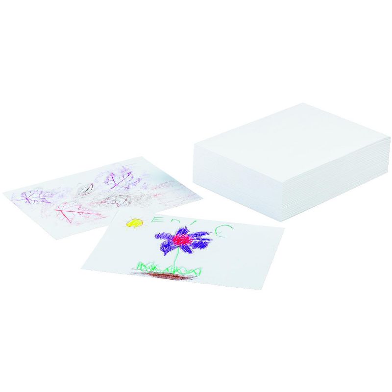 Ecology Recycled Drawing Paper, 9 x 12 Inches, White, 500 Sheets