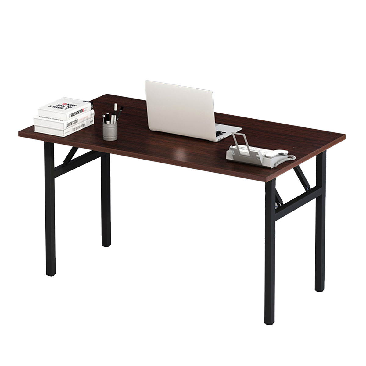 Folding Computer Desk Portable Laptop Table Home Office Workstation No Assembly