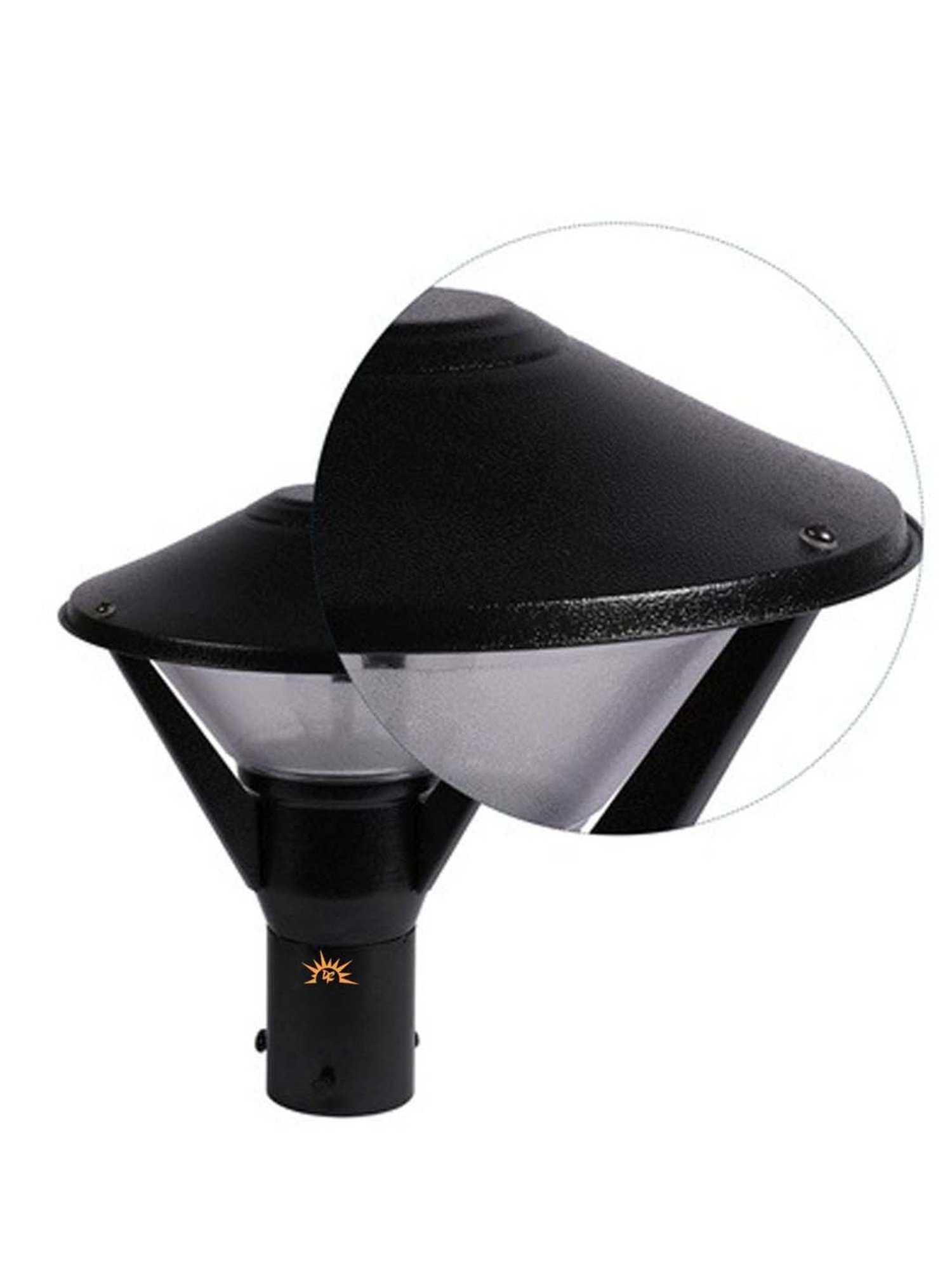 DecorativeRay Black Iron Gate Light - Set of 1