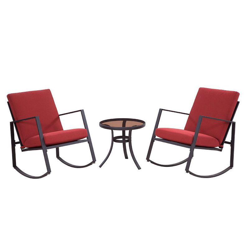 3pc Ludwig Folding Bistro Set - Royal Garden
