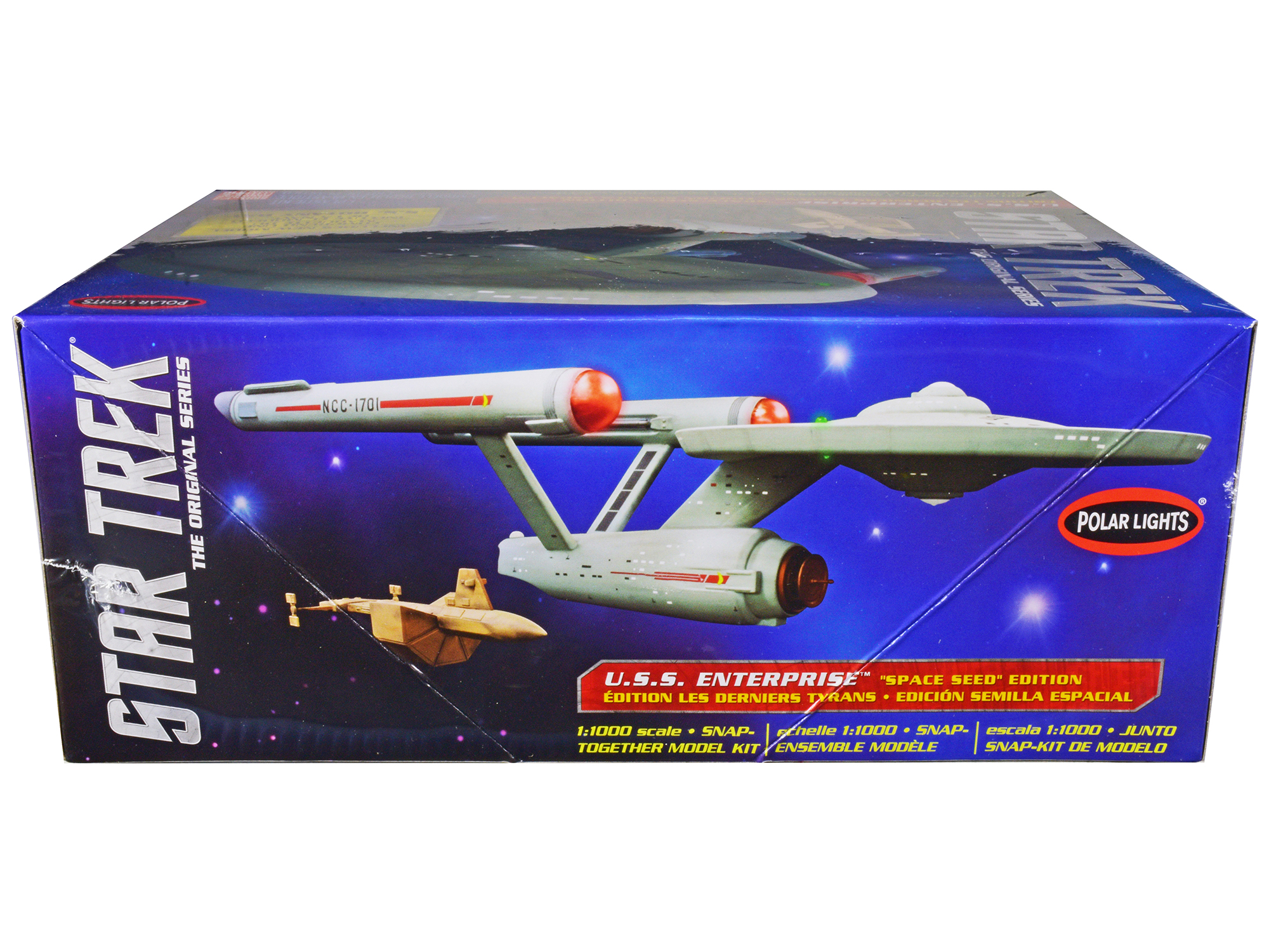 Skill 2 Model Kit U.S.S. Enterprise NCC-1701-C Space Ship "Star Trek: The Next Generation" (1987) TV Series 1/1400 Scale Model by AMT