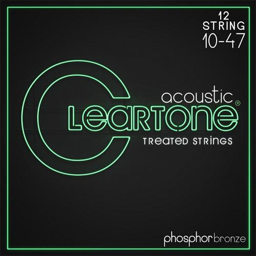 Cleartone Acoustic 12 String Guitar - Phosphor Bronze - Light 10-47 - 1 Pack