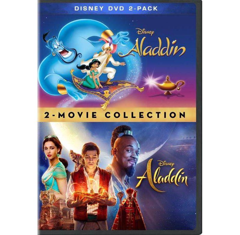 Aladdin Animated + Live Action: 2-Movie Collection (DVD)