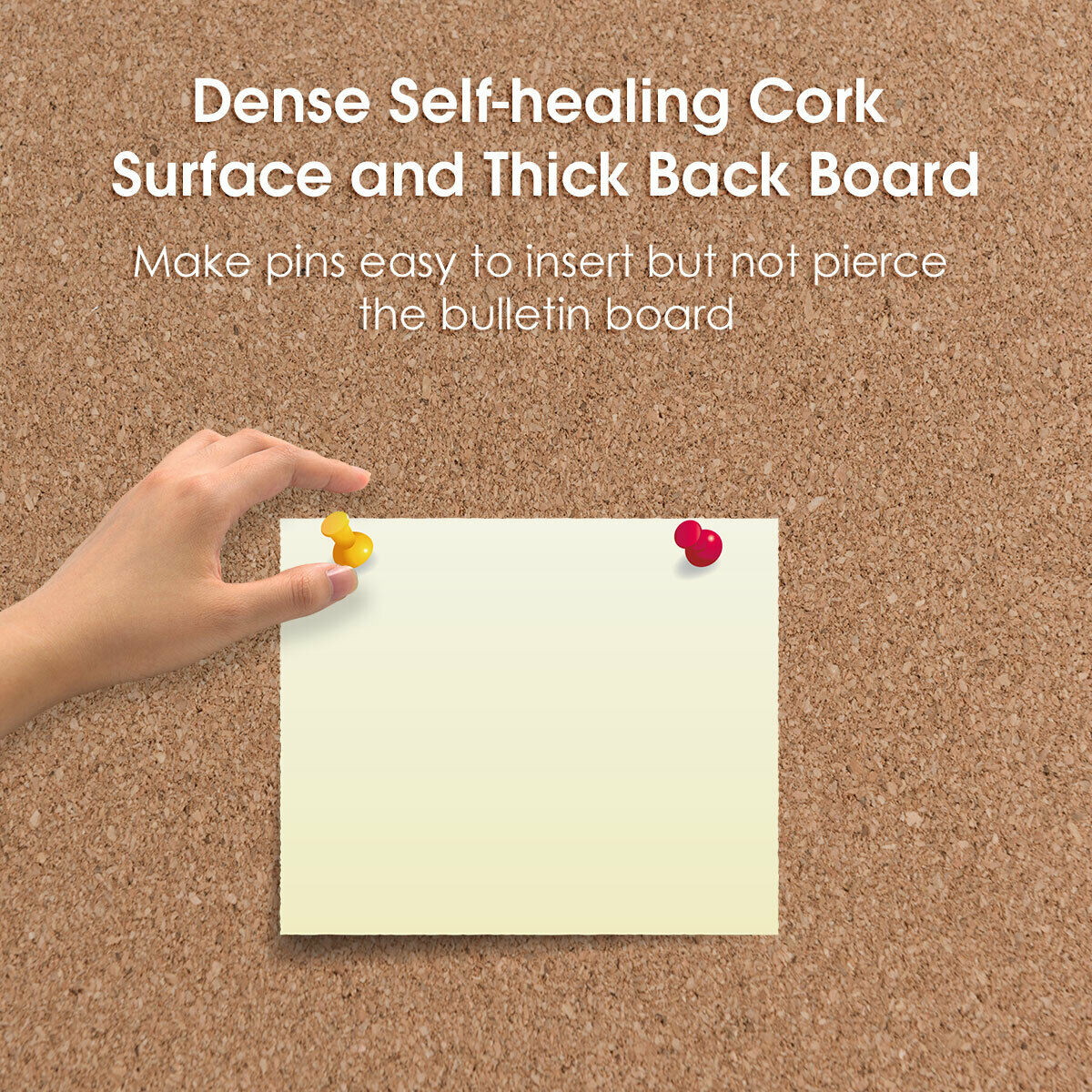 PINIT Magnetic Dry Erase Board, 36 x 24, White 2805U0001