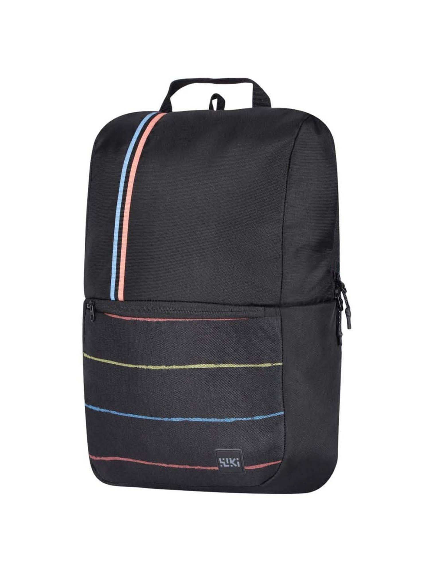 Wiki Tope Black Medium Backpack