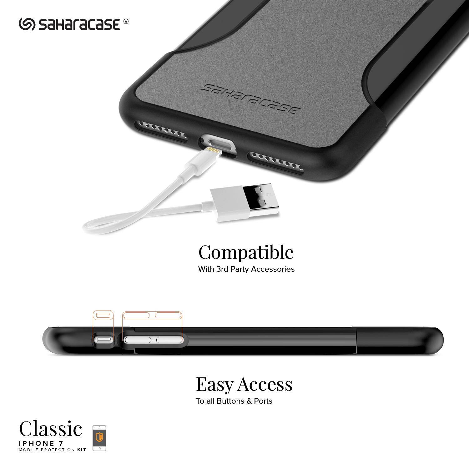 Moshi Vitros Clear Case for iPhone 11 - For Apple iPhone 11 Smartphone - Clear, Raven Black - High Gloss