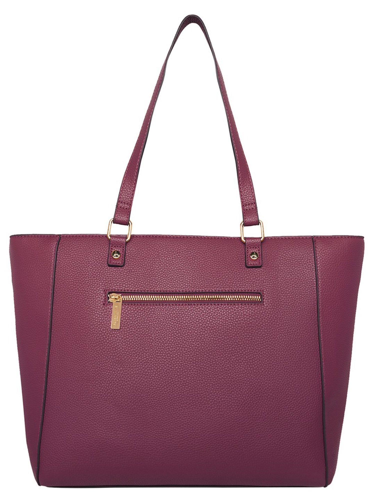 Call It Spring Black Combo Solid Large Tote Handbag