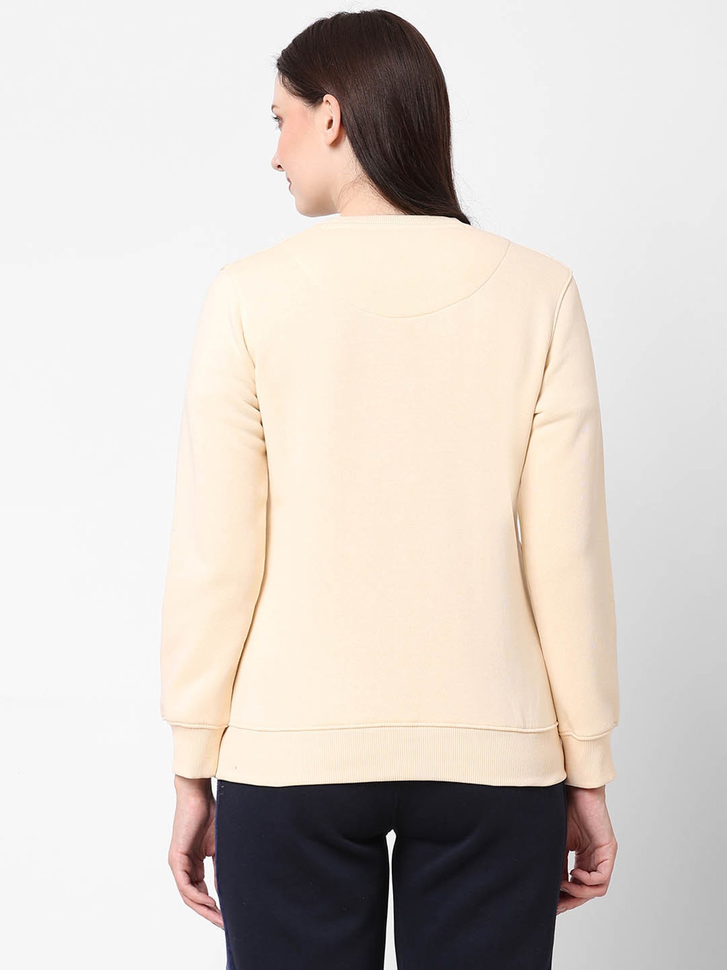 Sweet Dreams Vannila Cream Regular Fit Sweatshirt