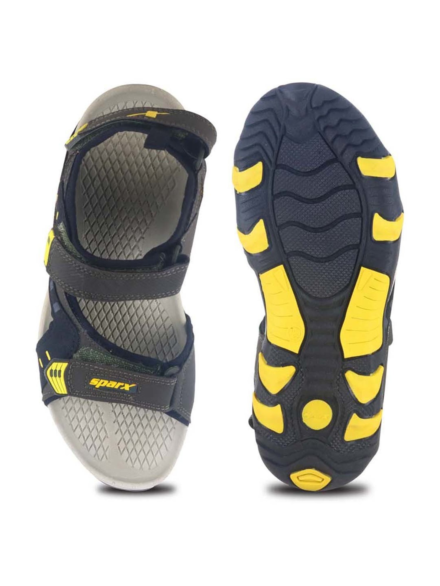 Sparx Men's Grey Floater Sandals