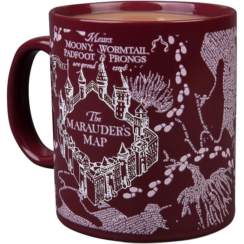 Seven20 Harry Potter Marauders Map Heat Reveal 20 oz Ceramic Coffee Mug