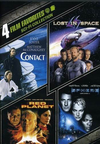 STUDIO DISTRIBUTION SERVI 4 FILM FAVORITES-SCI-FI (DVD/CONTACT/LOST IN/SPHERE/RED PLANET) D190559D