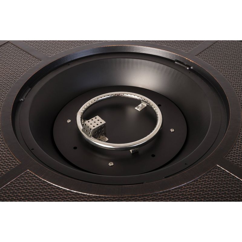 Walkers Round Aluminum  LPG Fire Pit - Fire Sense