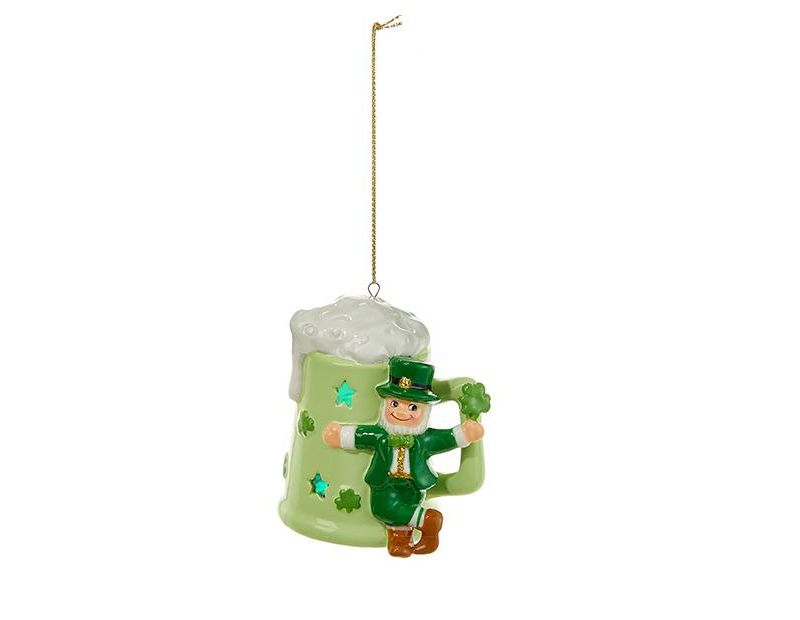 Northlight 3" Irish Leprechaun Hat St. Patrick's Day Ornament - Green/Gold
