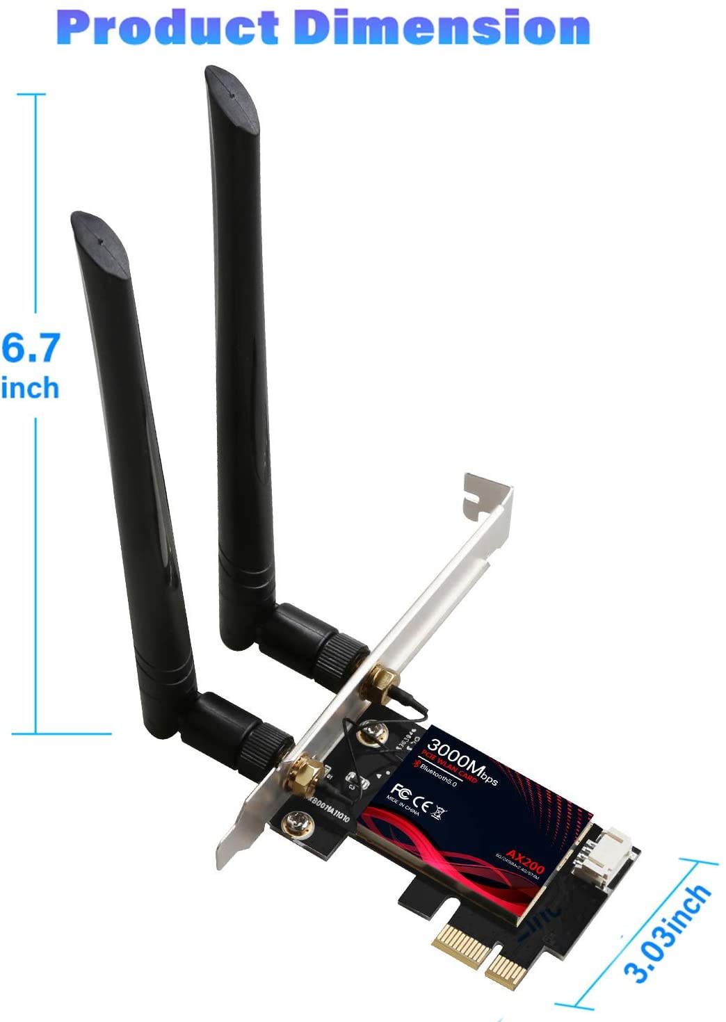 AC600 USB WiFi Adapter, 600Mbps Dual Band 2.4/5Ghz (2.4G/150Mbps+5G/433Mbps) Wireless Adapter Network External Receiver, Mini WiFi Dongle for PC/Laptop/Desktop