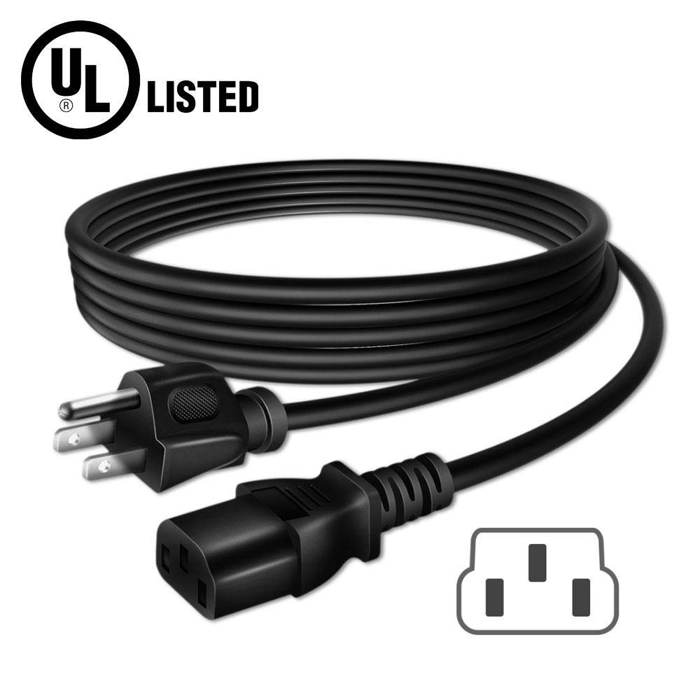ABLEGRID 6ft UL Listed AC Power Cable Cord Lead For HISENSE TV LTDN42V77US LTDN46V86US