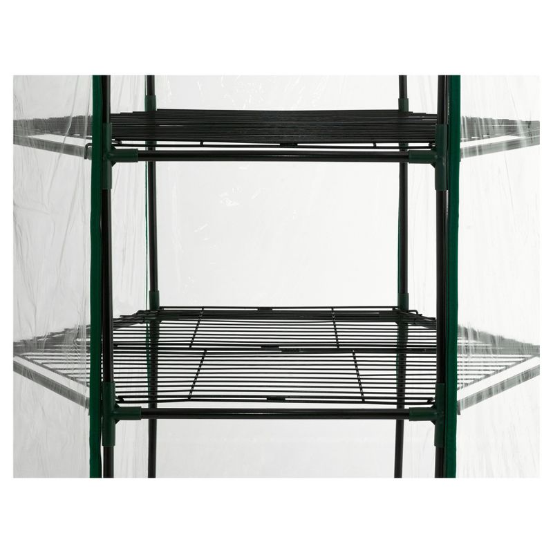 Ultra - Deluxe 4 Tier Hexagonal Flower Planthouse  - Light Clear - Ogrow