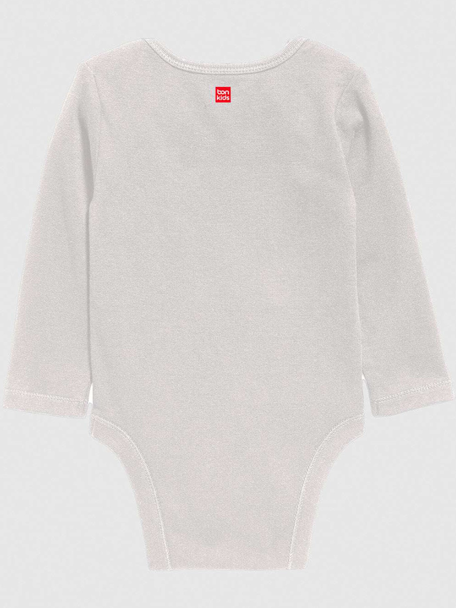 Bonkids White Cotton My First Holi Printed Full Sleeves Onesie