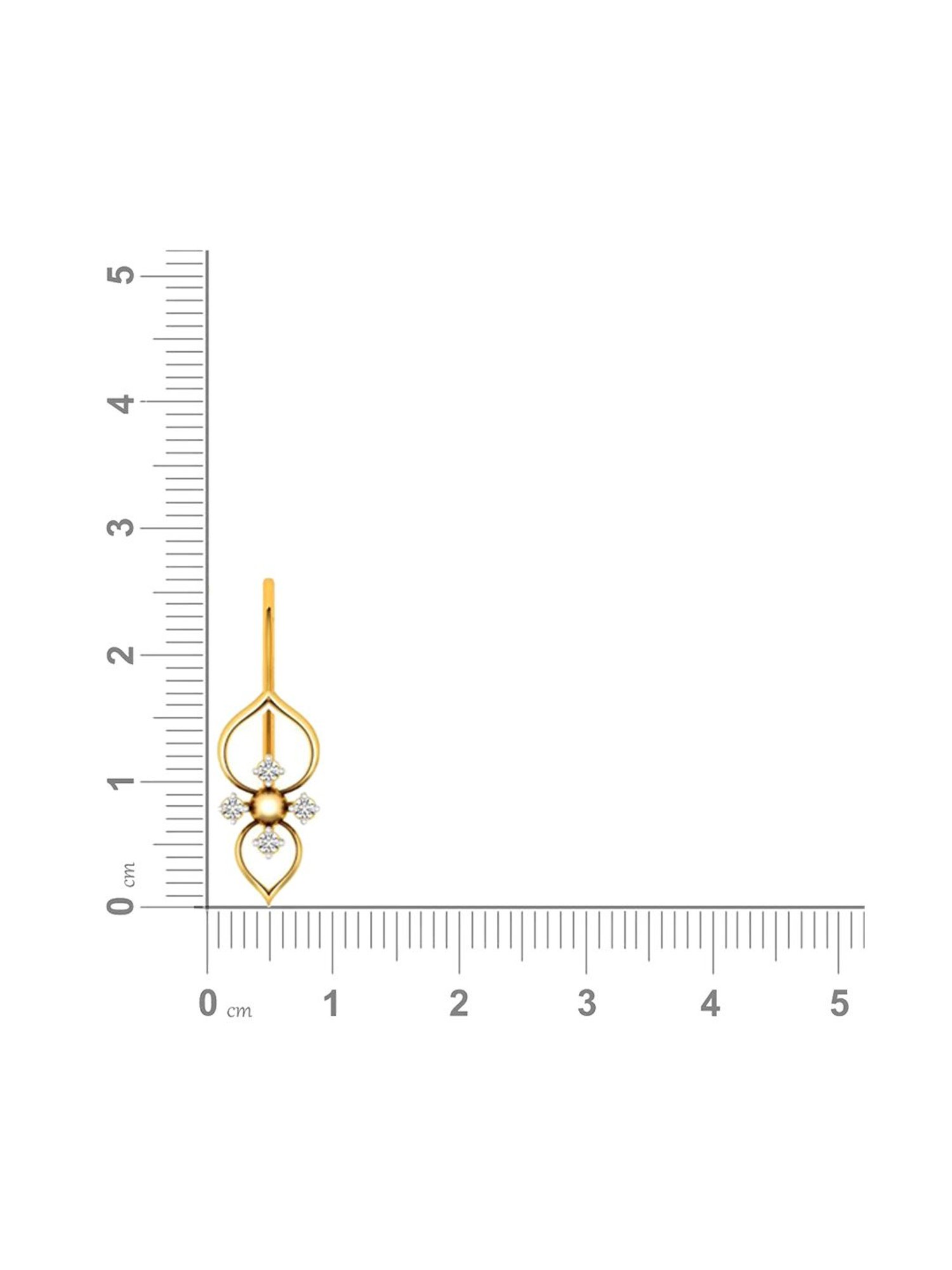 P.C. Chandra Jewellers 22k Gold Earrings for Women