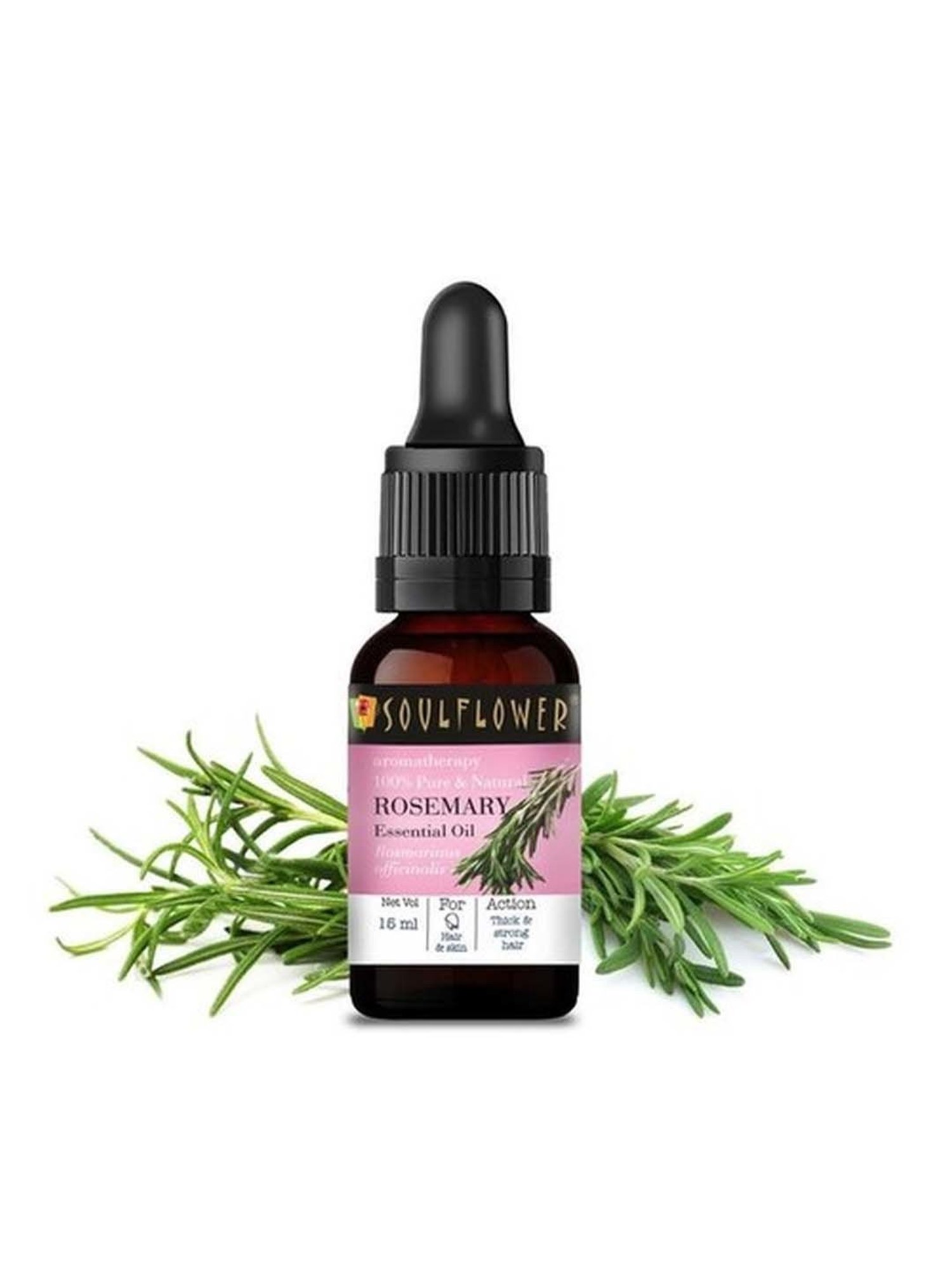 Soulflower Rosemary Essential Oil - 15 ml