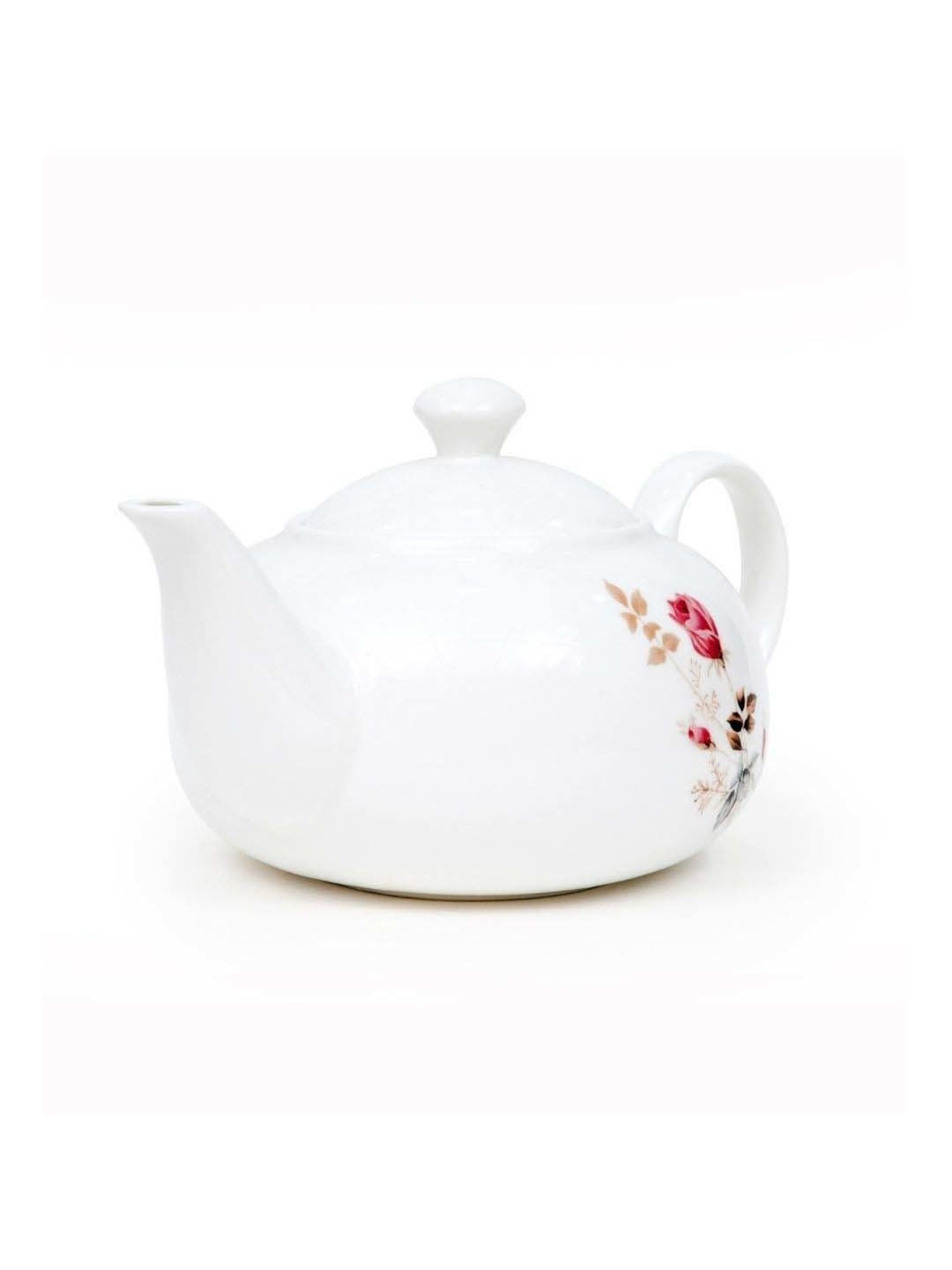 8oz 12pc Porcelain Drew Cup and Saucer Set White - Elama