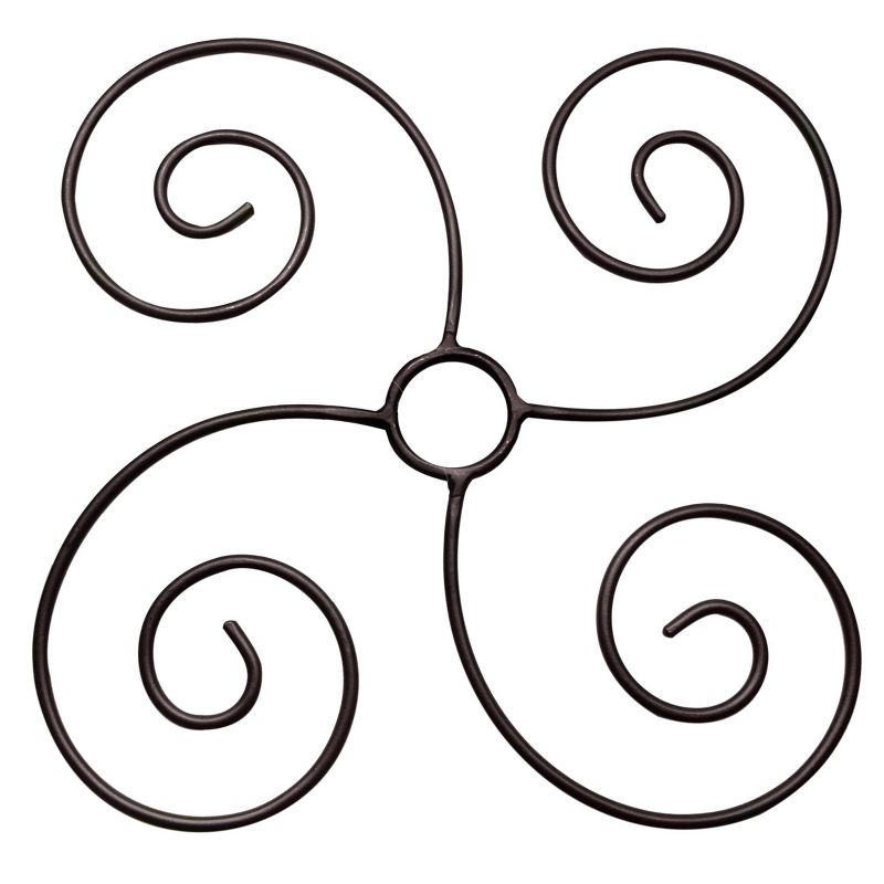 Epicureanist Swirl Wine Bottle and 4 Glass Holder