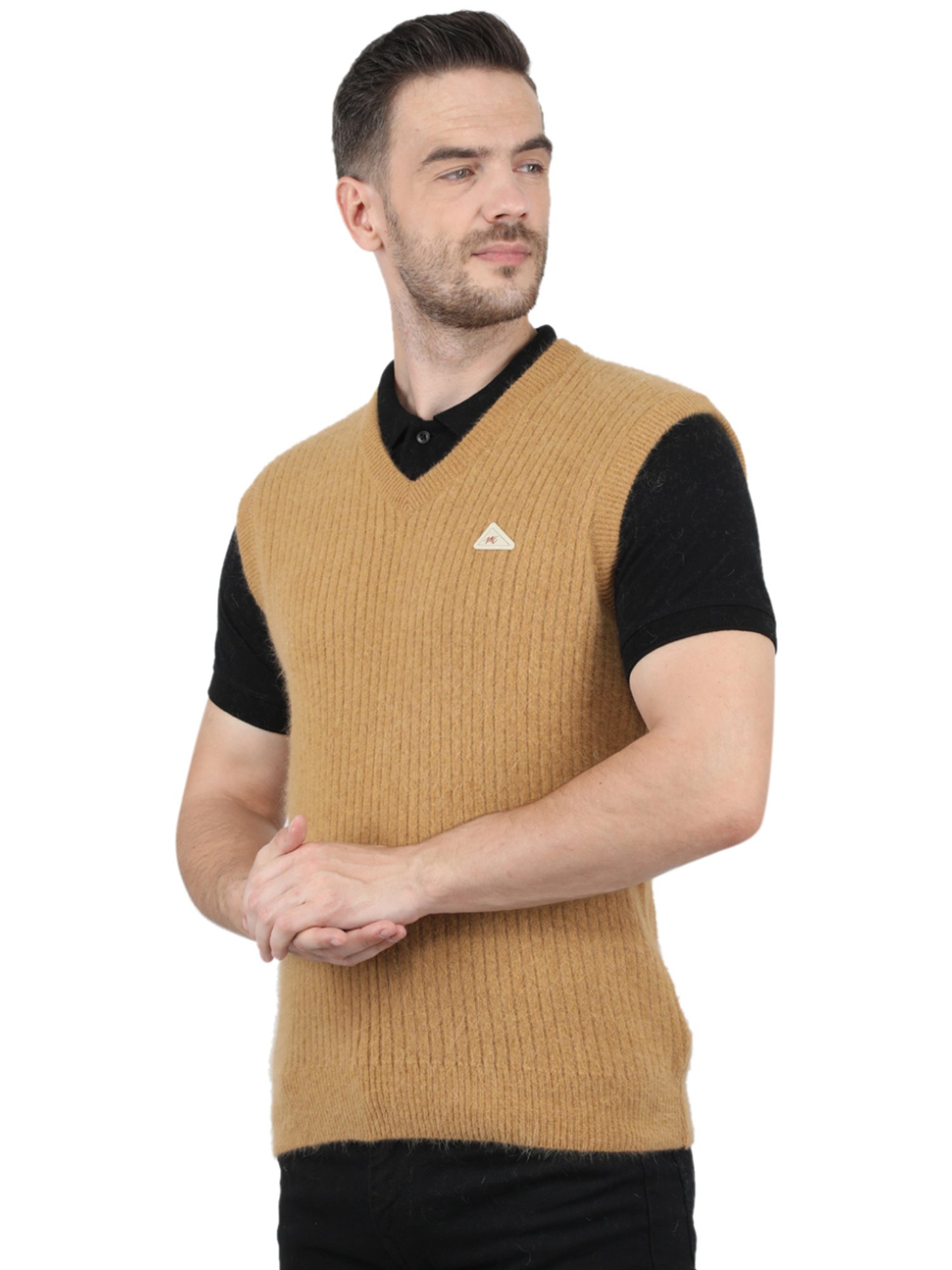 Monte Carlo Camel Regular Fit Sweater