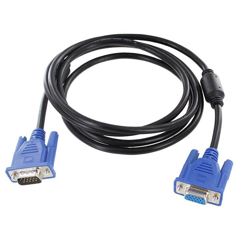 axGear VGA Male to Female Extension Cable Video LED Monitor Wire M-F 6Ft 1.8M
