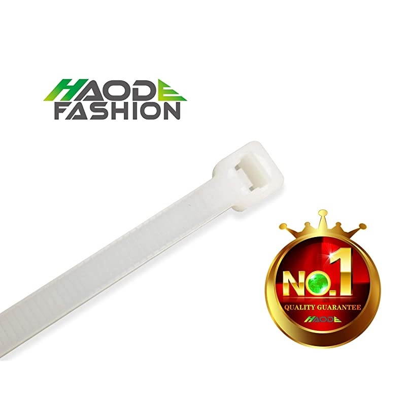 Large 120LBS Tensile 12 Inch Heavy Duty White Industrial Durable Cable Ties Garden Ties 50 Pack