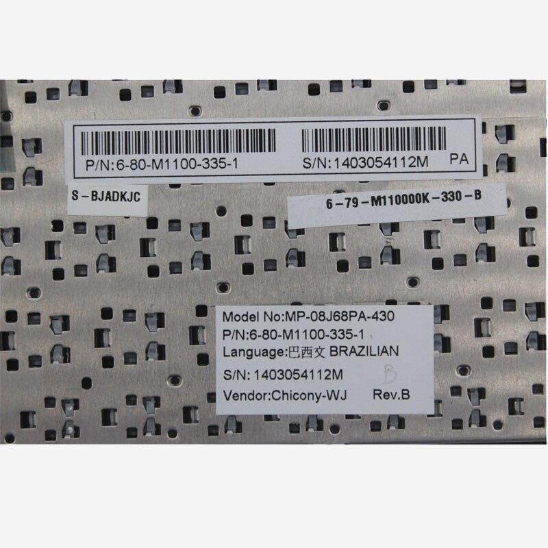 New Russian keyboard for CLEVO pavilion M1110 M11X M1100 M1110Q M1111 W110ER M1115 RU black with frame laptop keyboard