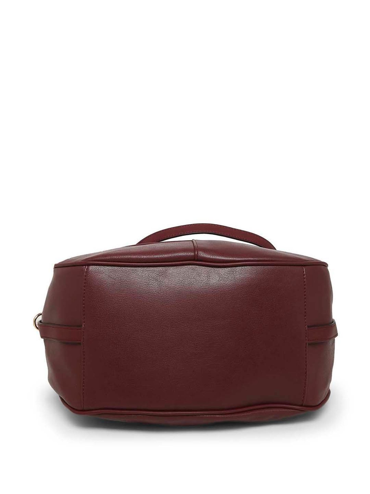 Marina Galanti Maroon Solid Medium Tote Handbag