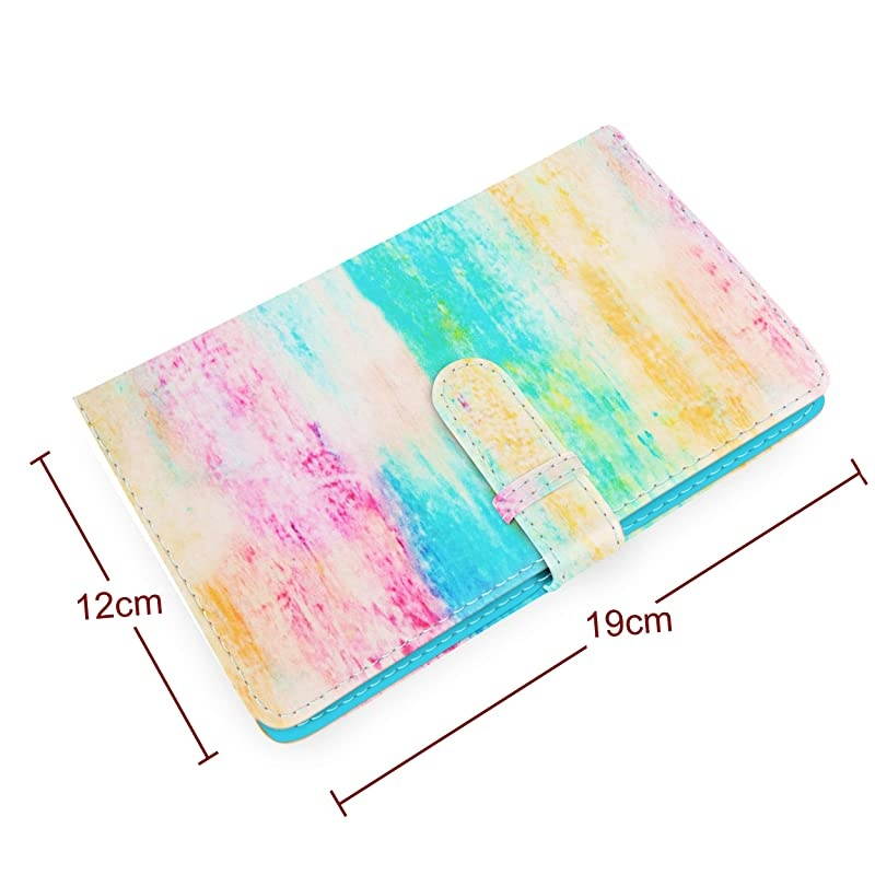 Mini Photo Album Compatible with Fujifilm Instax Mini 7s 8 8+ 9 25 26 50s 70 90 Film Polaroid PIC300 Z2300 Film Watercolor
