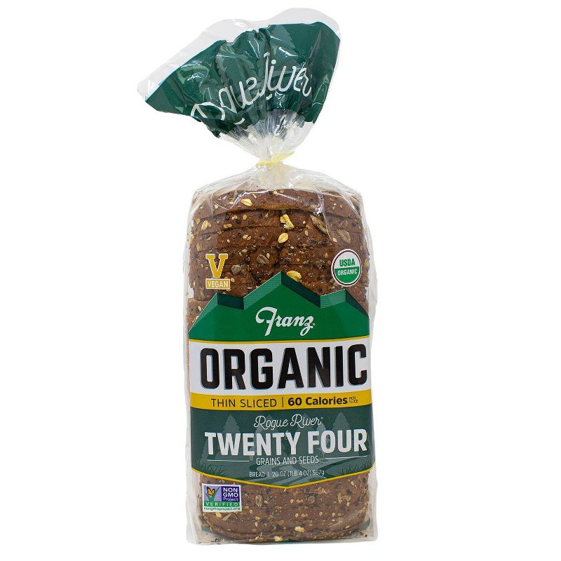 Franz Organic Rogue River 24 Grain Thin Sliced Bread - 20oz
