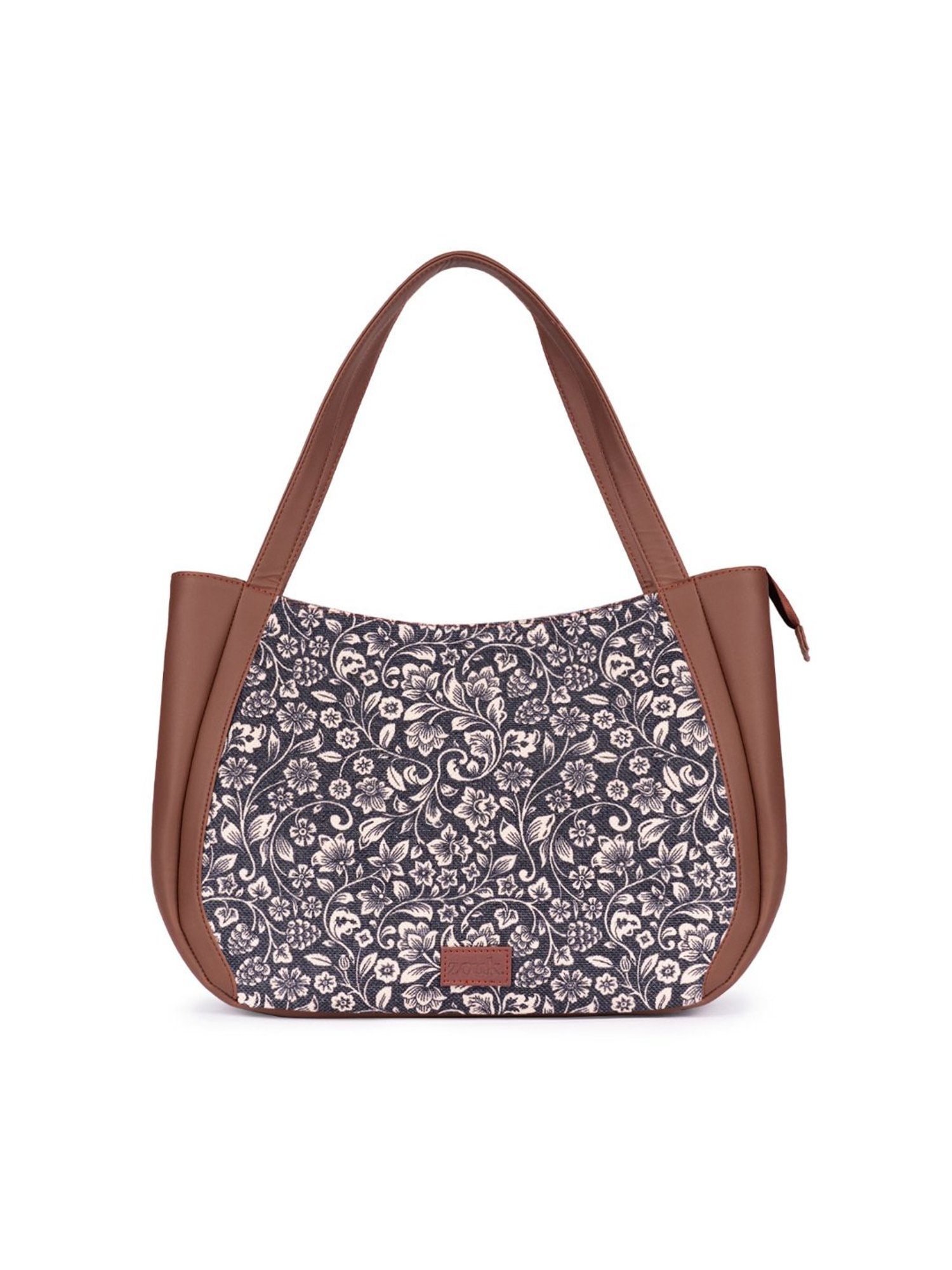 ZOUK Flomotif Black Printed Luna Shoulder Bag