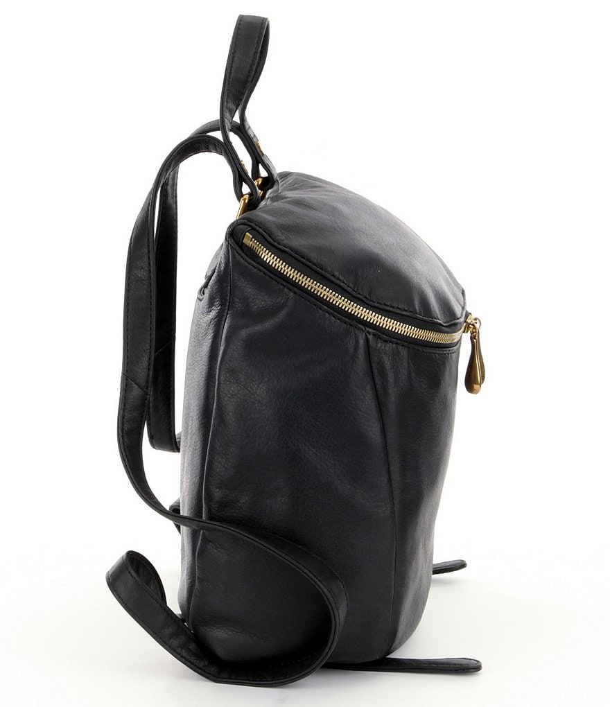 HOBO River Zip Top Medium Leather Backpack