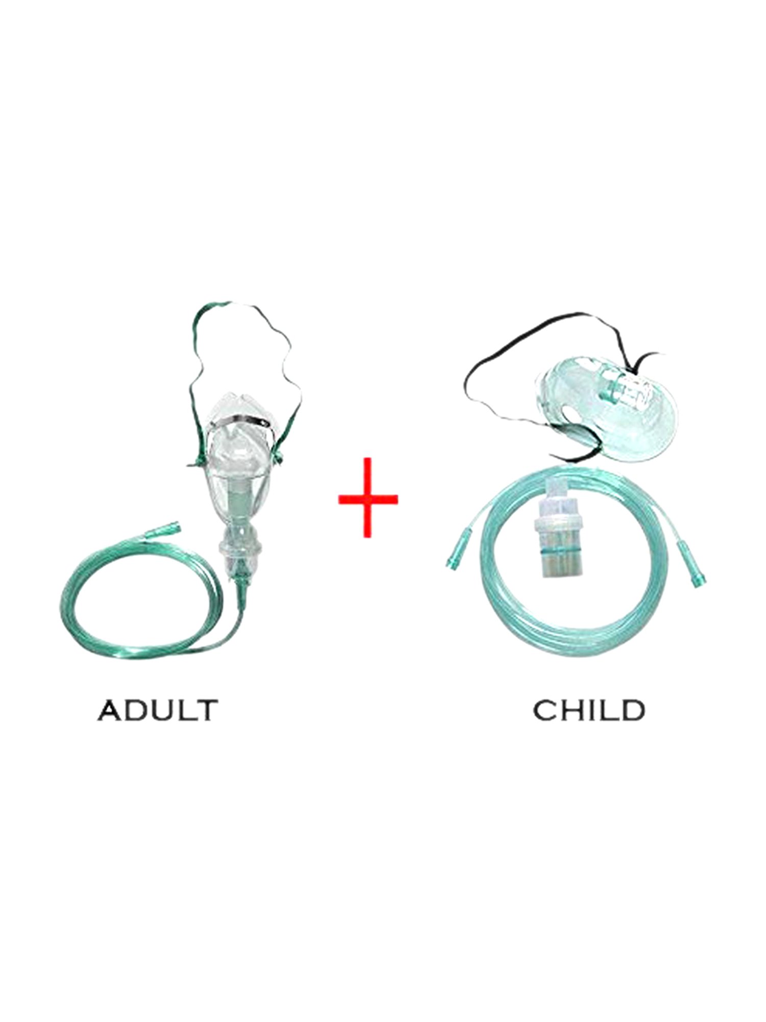 MCP COMBNEB01 Nebulizer Adult and Child Mask Combo (White/Green)