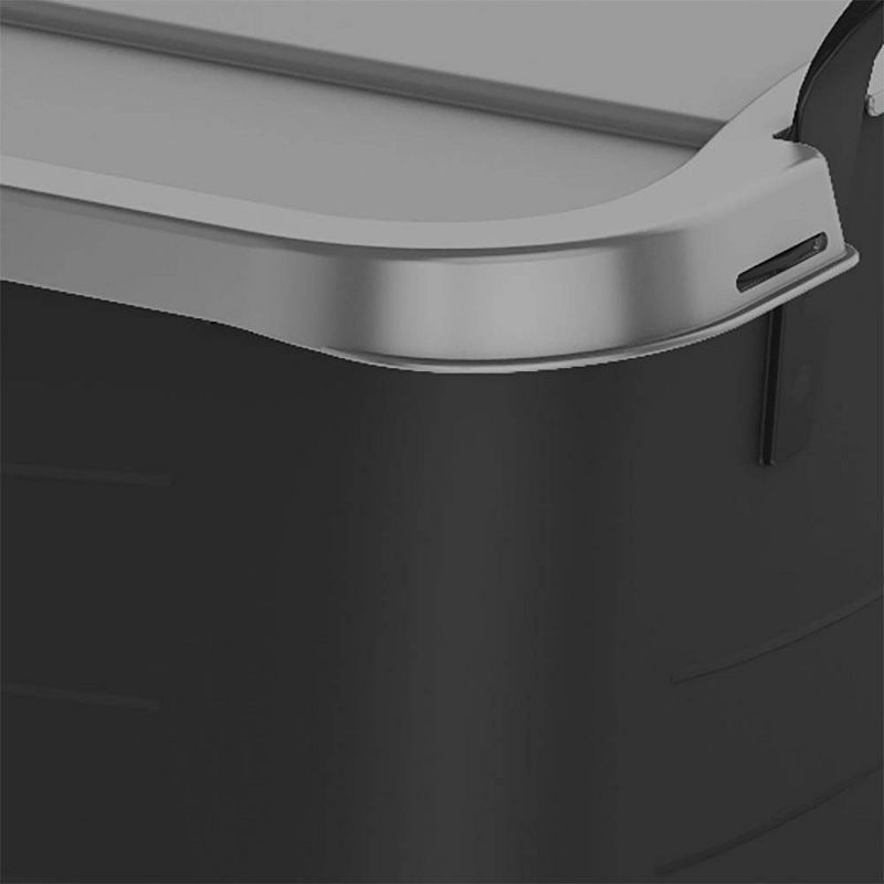 Life Story Stackable Locking Closet & Storage Box 13 Gallon Containers, (6 Pack)