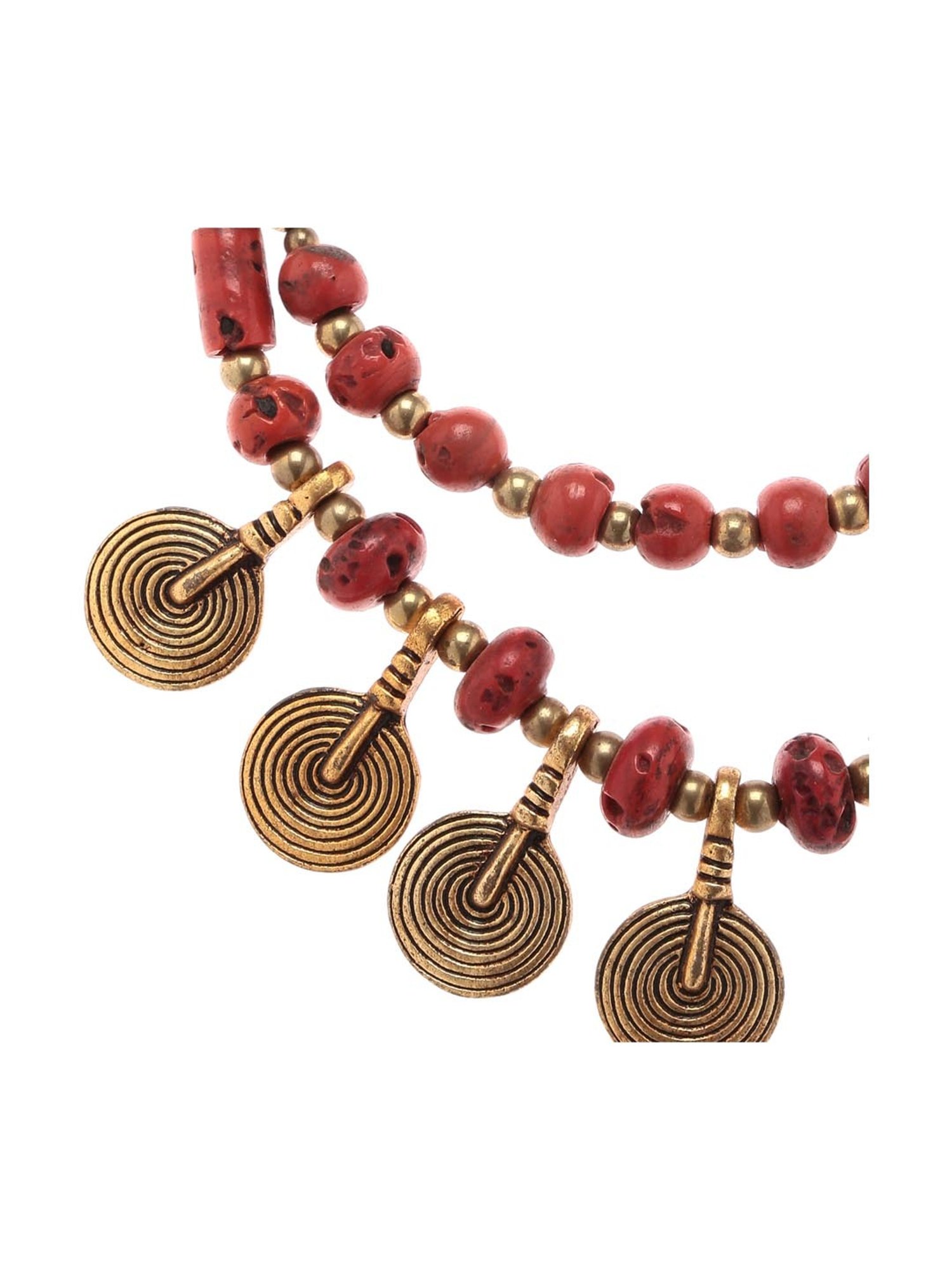 Imli Street Rust & Golden Necklace