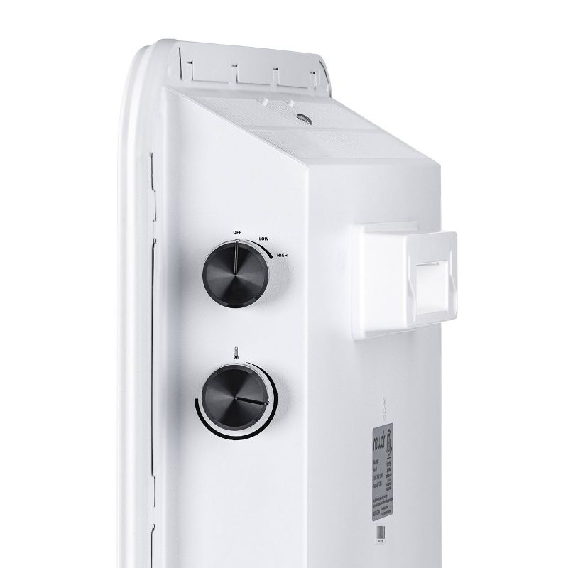 NewAir Diamond Heat 2-in-1 Portable Wall Mounted Mica Panel Heater White