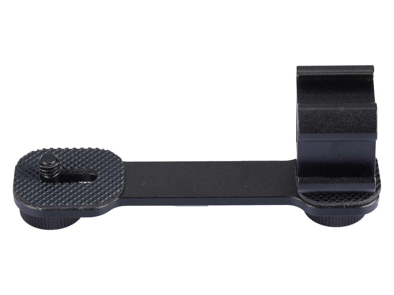 TONHOKJ Triple Cold Shoe Gimbal Microphone Mount Extenstion Bar, 1/4 inch Adapter Video Light Microphone Mount Compatible,Gimbal Stabilizer